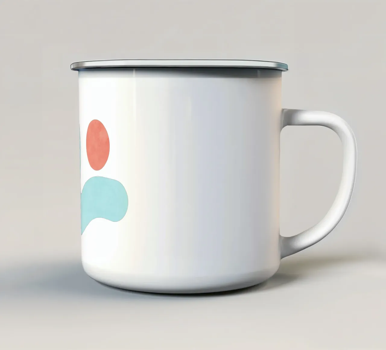 Forme del paesaggio 13 tazza in smalto da amini54