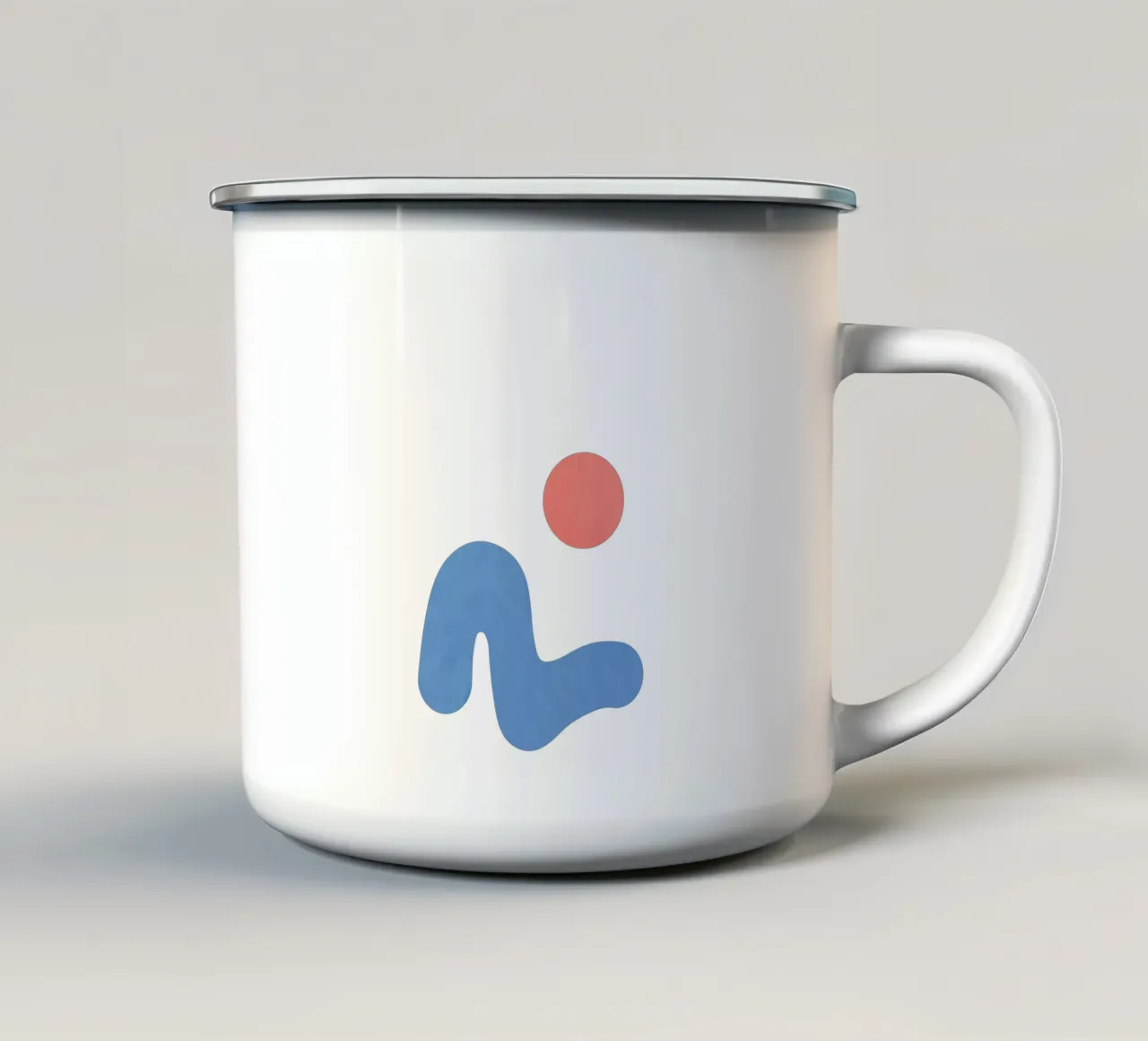 Landscape Shapes 14 tazza in smalto da amini54