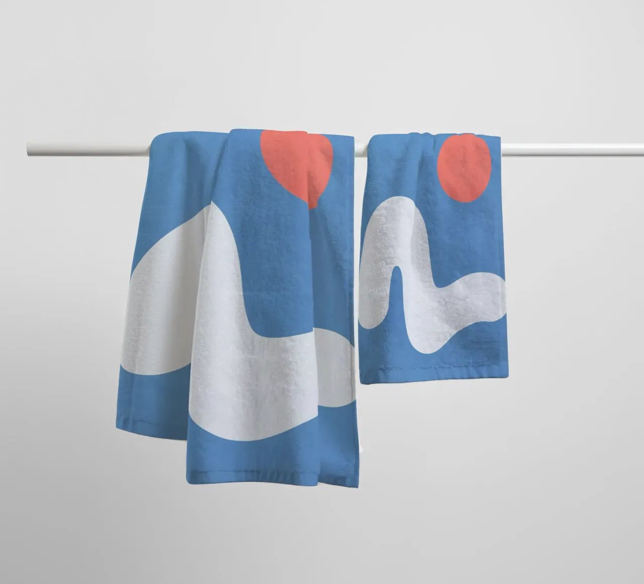 Landscape Shapes 14 towel by amini54