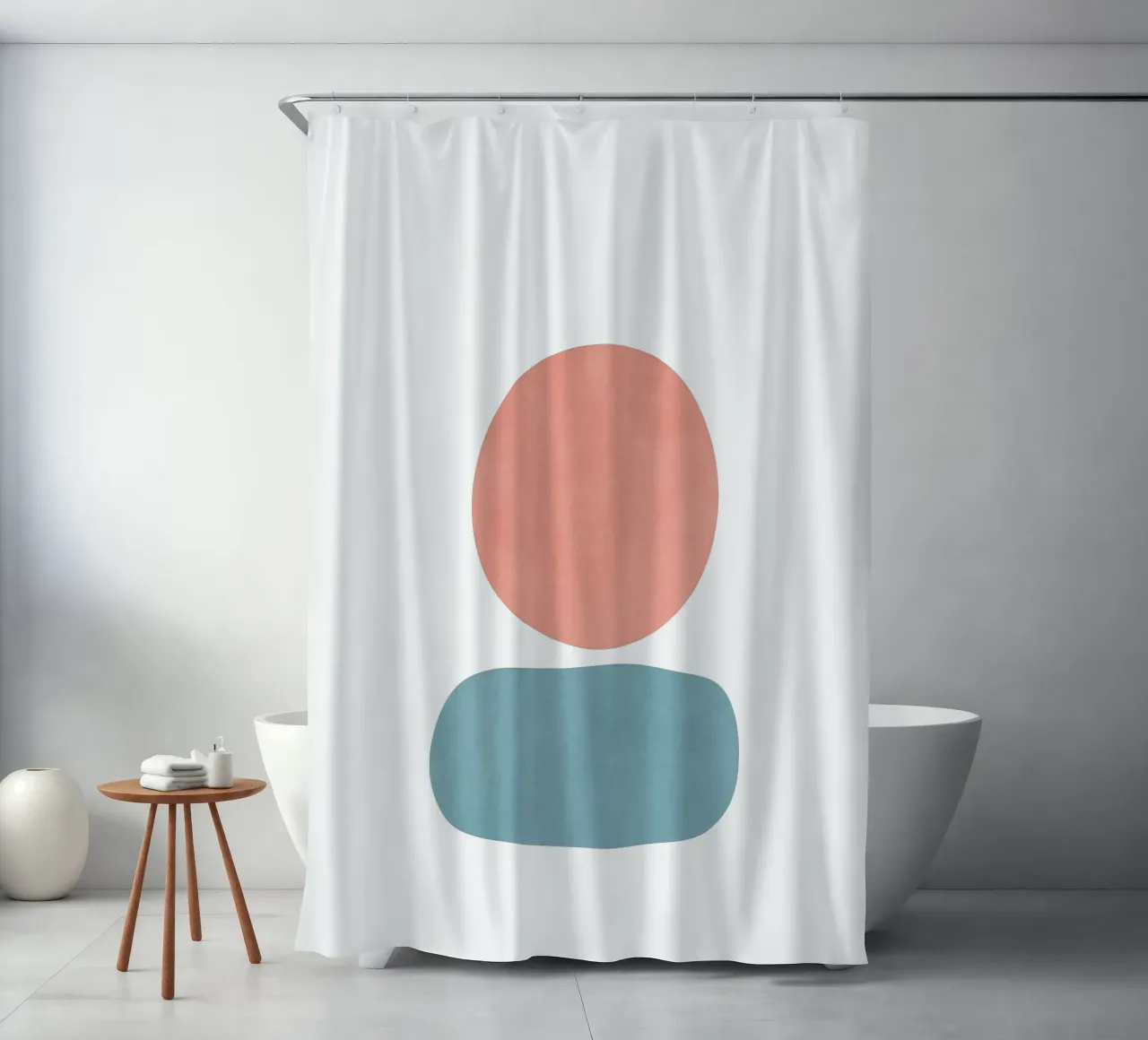 Landscape Shapes 15 shower curtain by amini54
