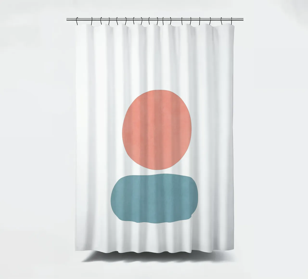Landscape Shapes 15 shower curtain by amini54