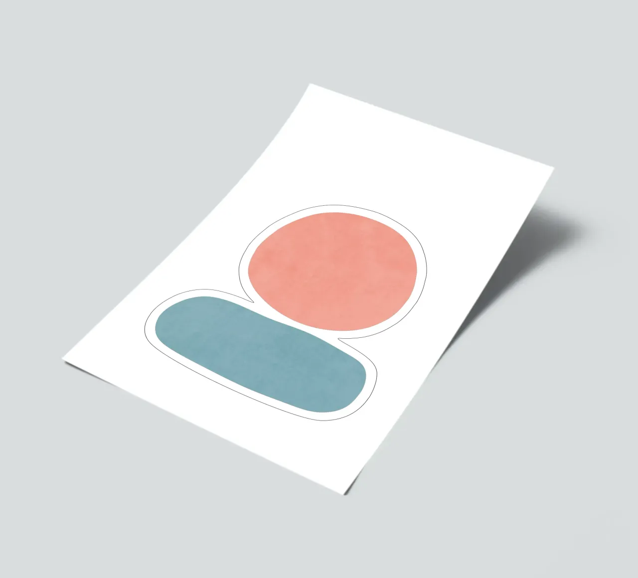 Landscape Shapes 15 sticker sheet by amini54