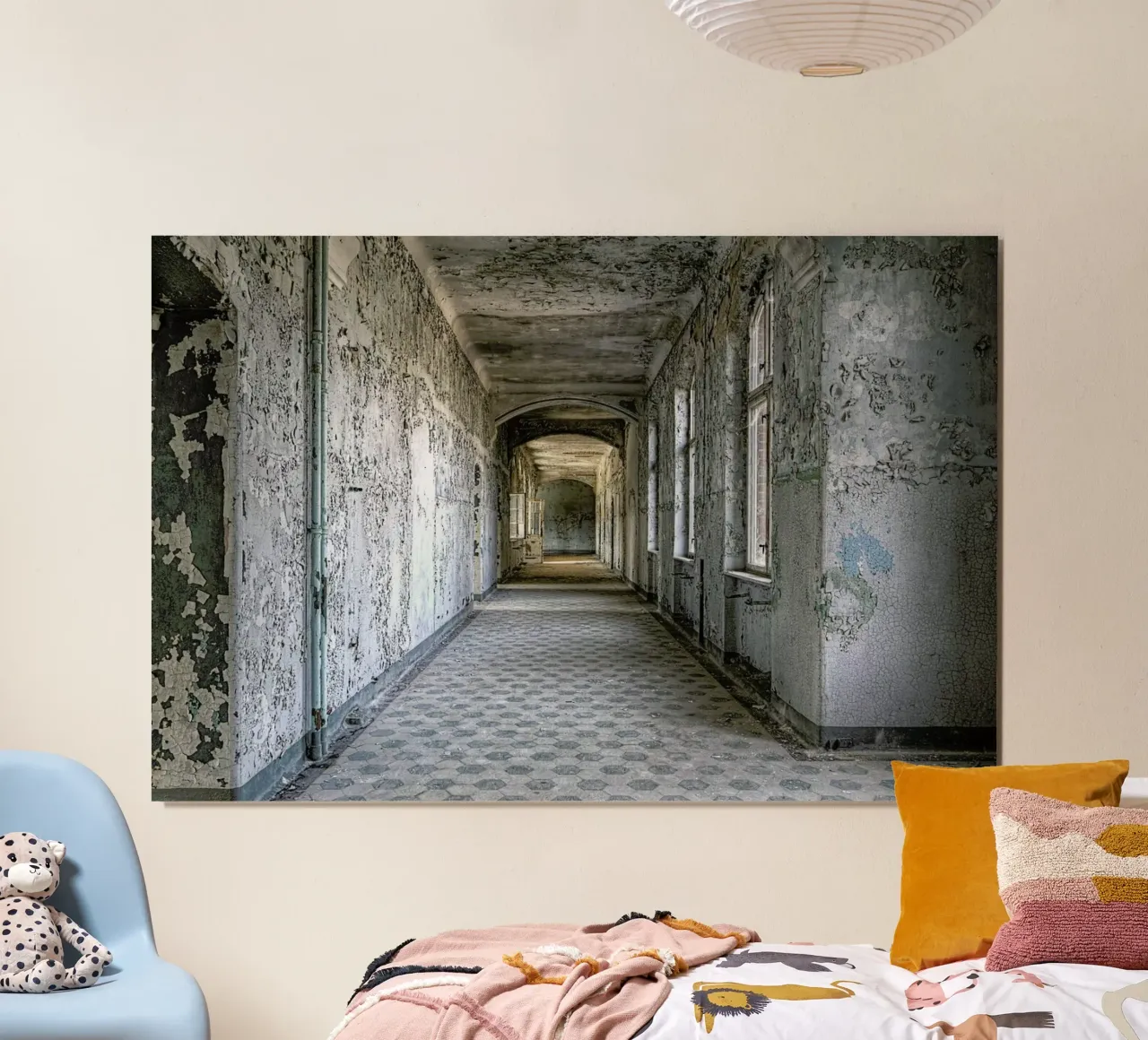 Kurhaus 6 poster con telaio in alluminio da Michael Belhadi