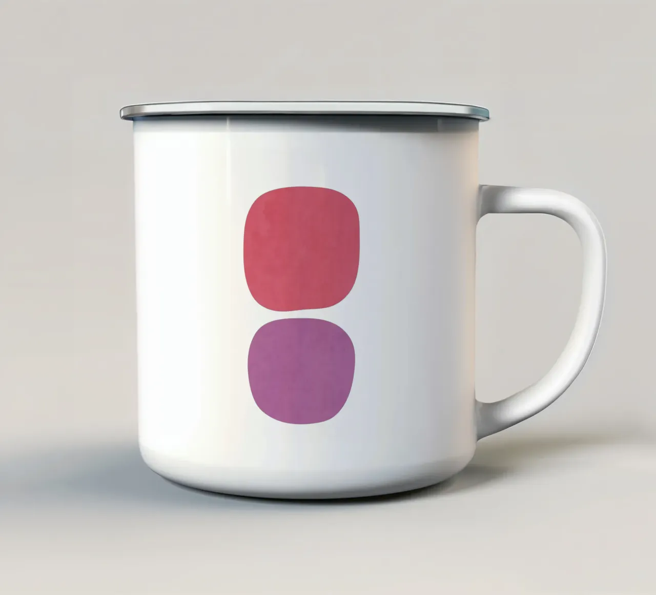 Forme del paesaggio 17 tazza in smalto da amini54