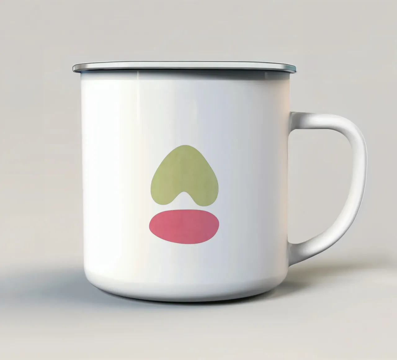 Forme del paesaggio 18 tazza in smalto da amini54