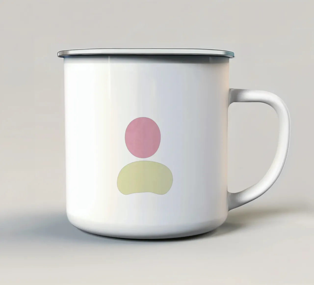 Forme del paesaggio 19 tazza in smalto da amini54