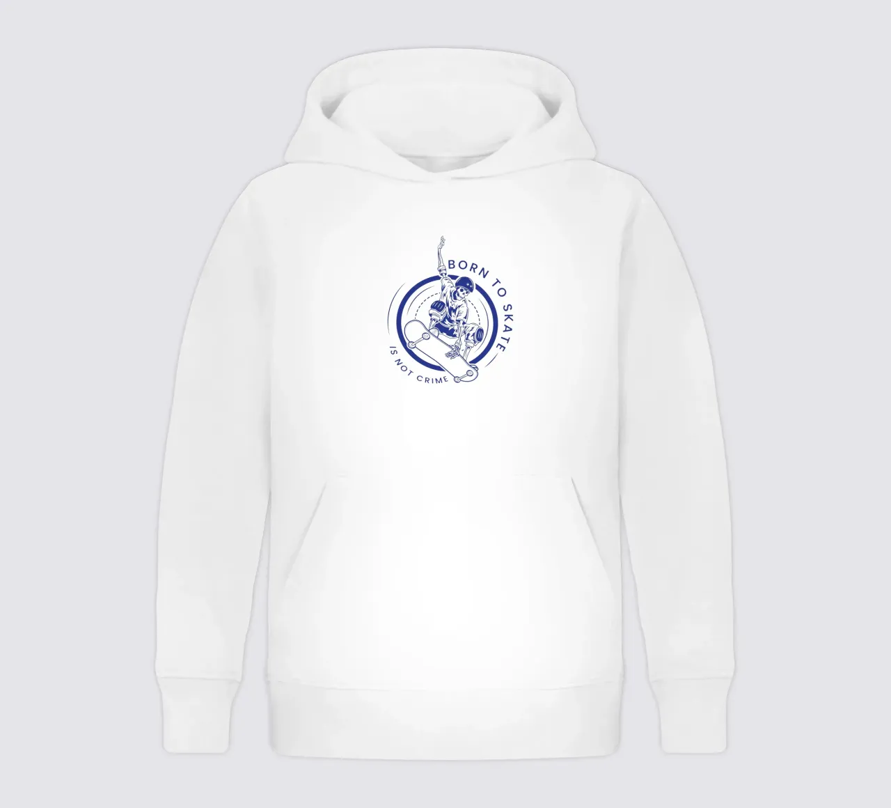 Born to skate is not crime kids hoodie by Gunawan Rb