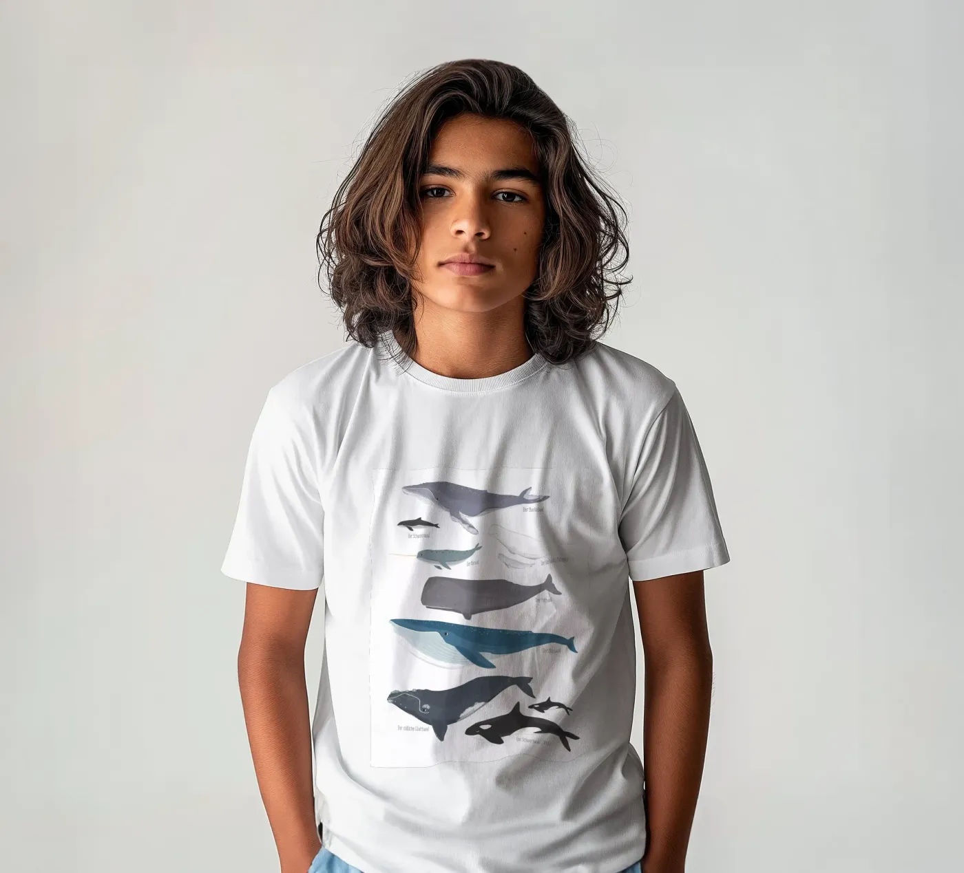 Wale t-shirt bambini da VIERUNDFÜNFZIG