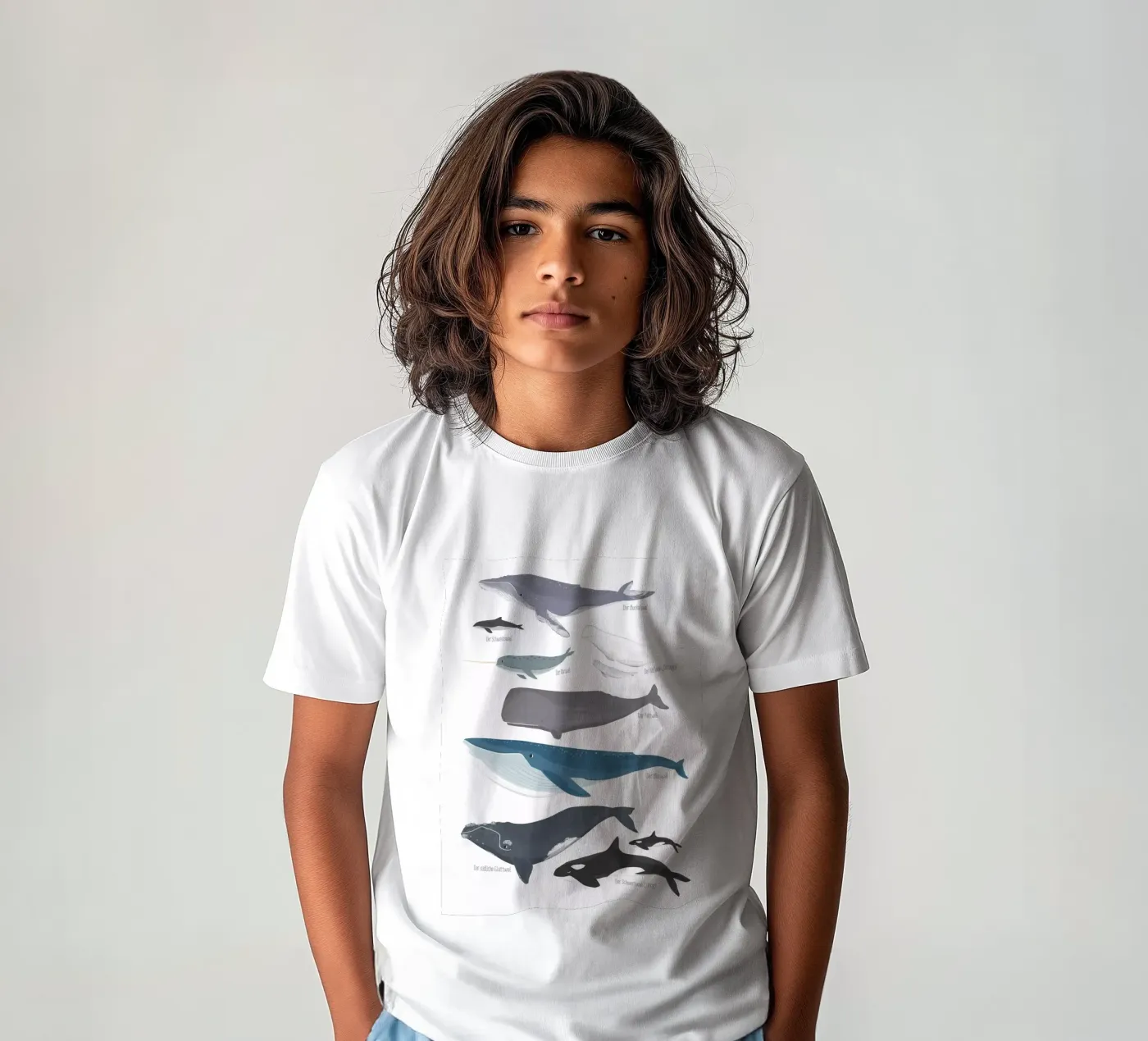 Wale t-shirt bambini da VIERUNDFÜNFZIG