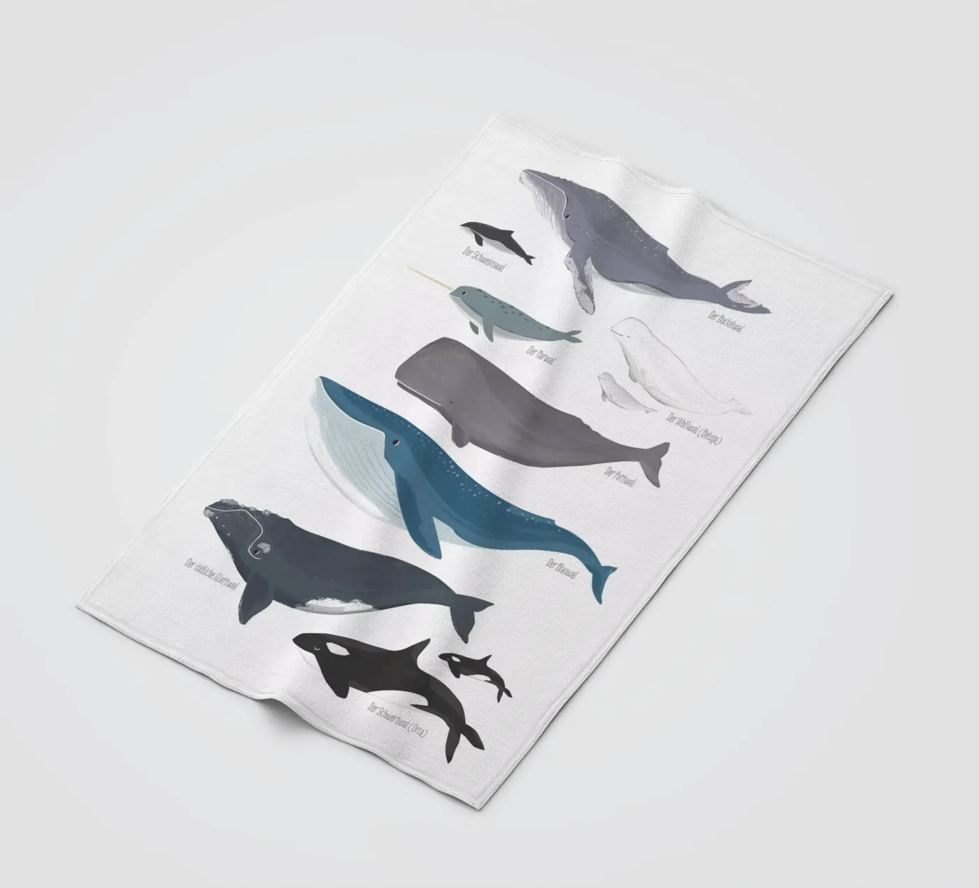 Wale Fleecedecke von VIERUNDFÜNFZIG