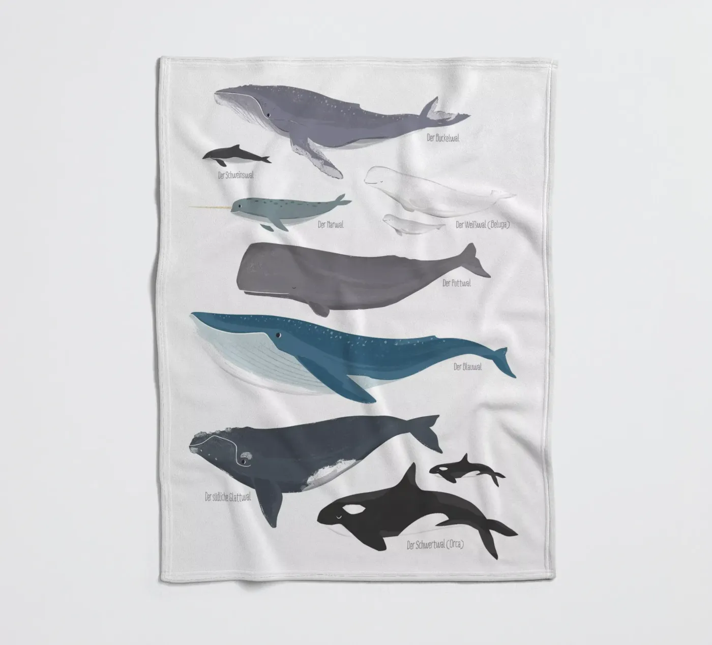 Wale Fleecedecke von VIERUNDFÜNFZIG