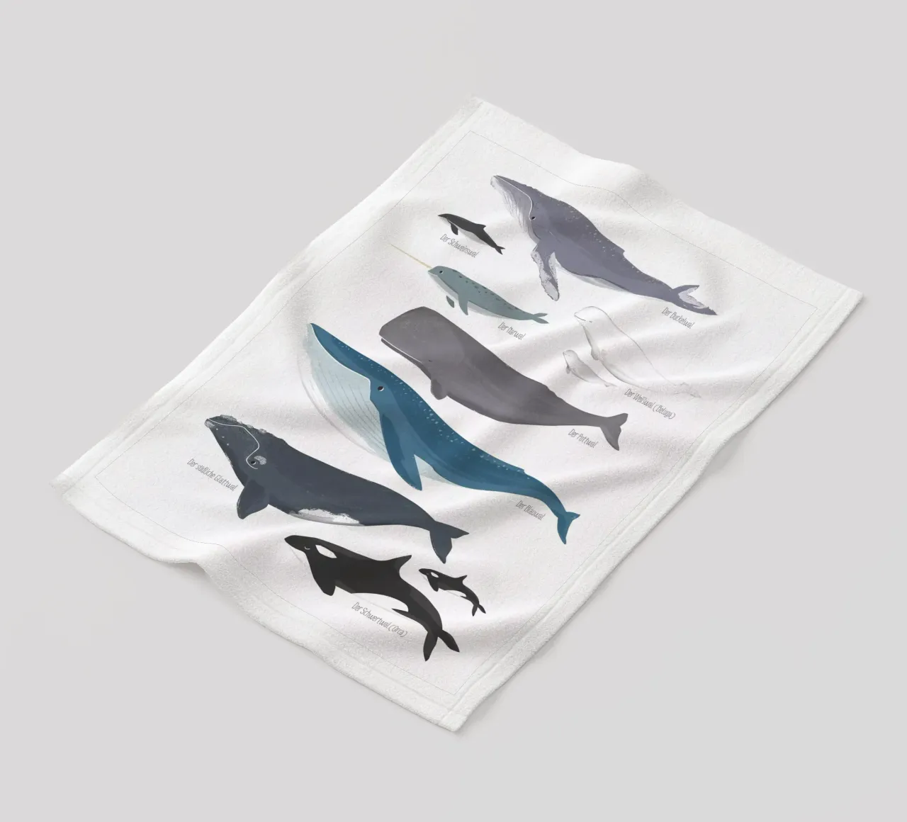 Wale fleece blanket by VIERUNDFÜNFZIG