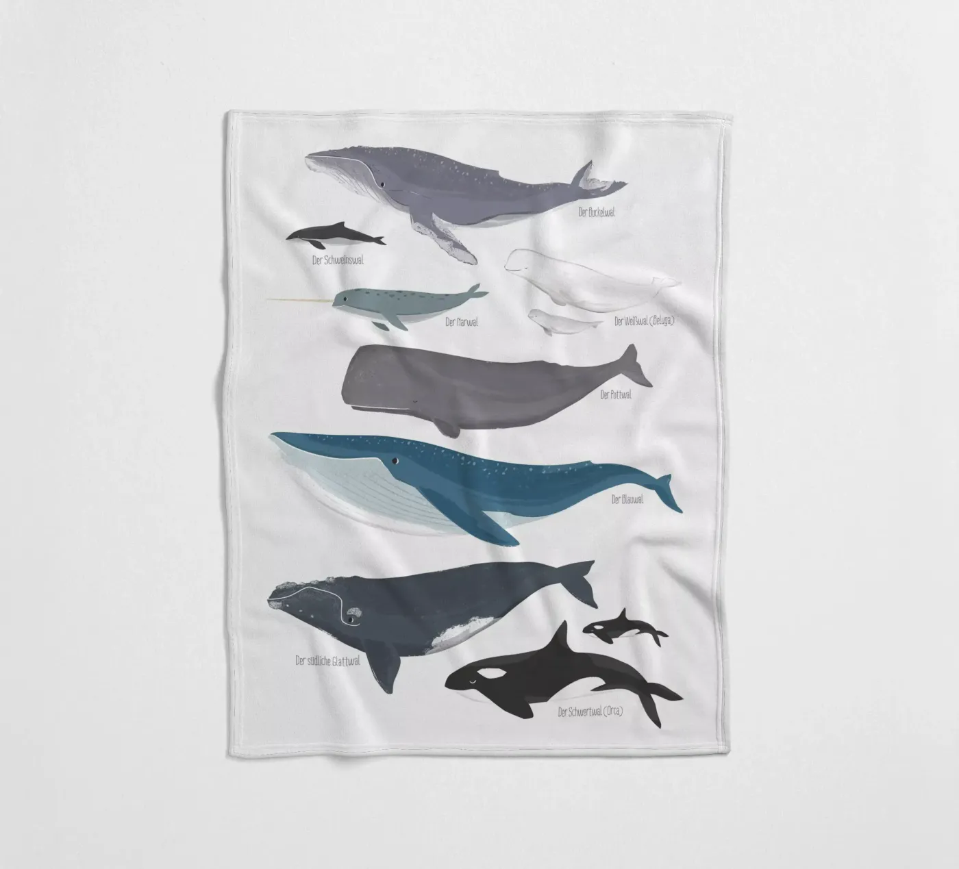Wale Fleecedecke von VIERUNDFÜNFZIG