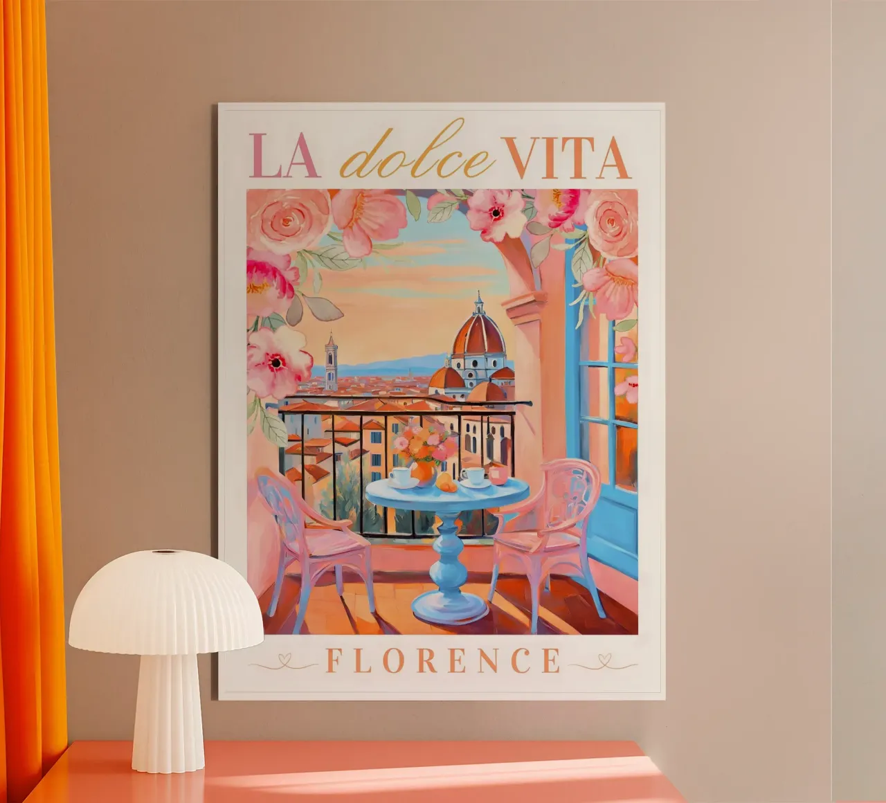 La Dolce Vita Italy Florence pannello forex da Bella Studio