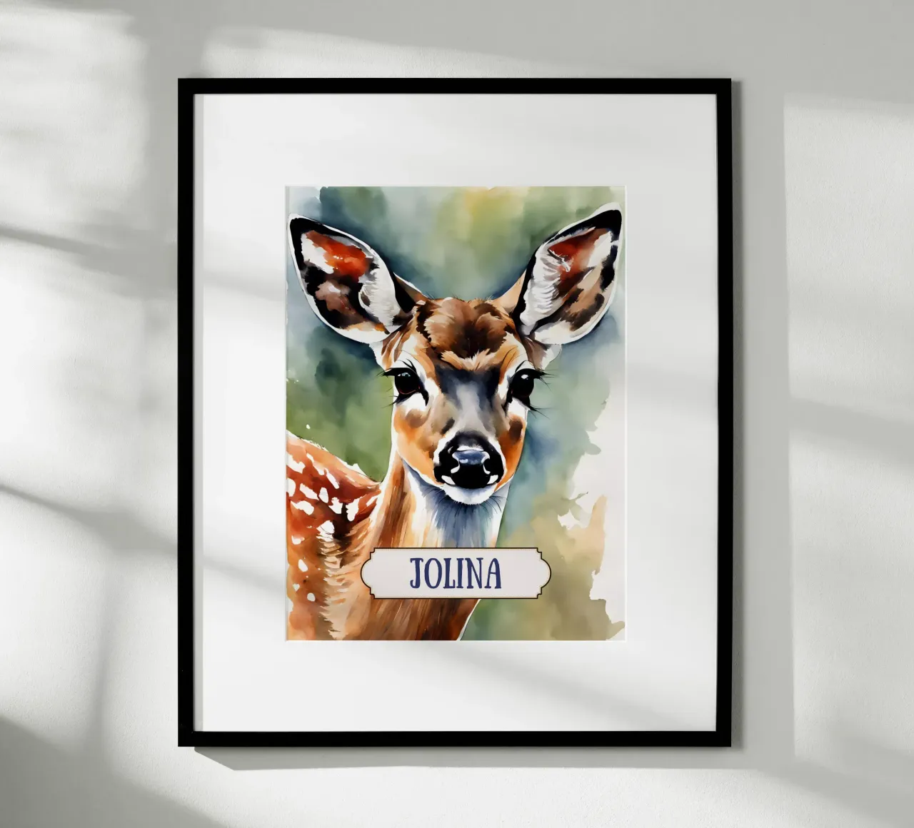 Kleines Reh - Aquarell carta hahnemühle da Ohkimiko