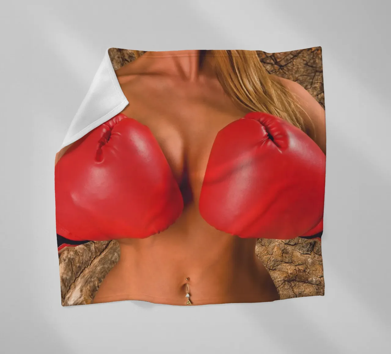 Boxer Fleecedecke von Dave Hare Photography