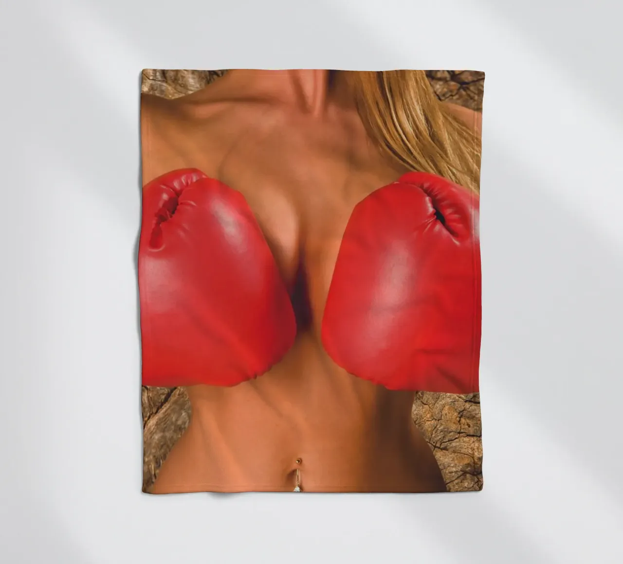 Boxer Fleecedecke von Dave Hare Photography