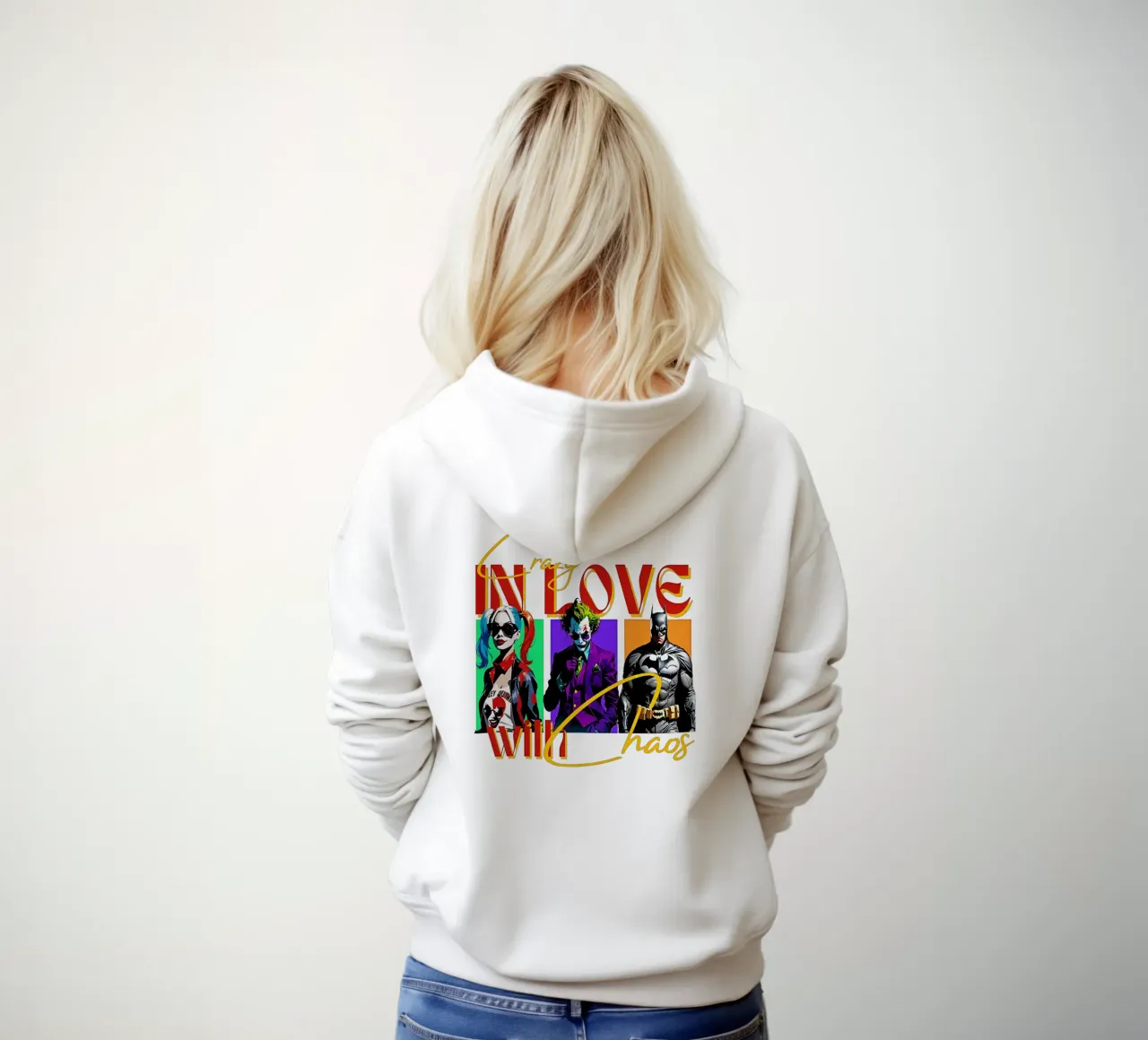 Crazy Love In Chaos felpa con cappuccio da Eni Brandon