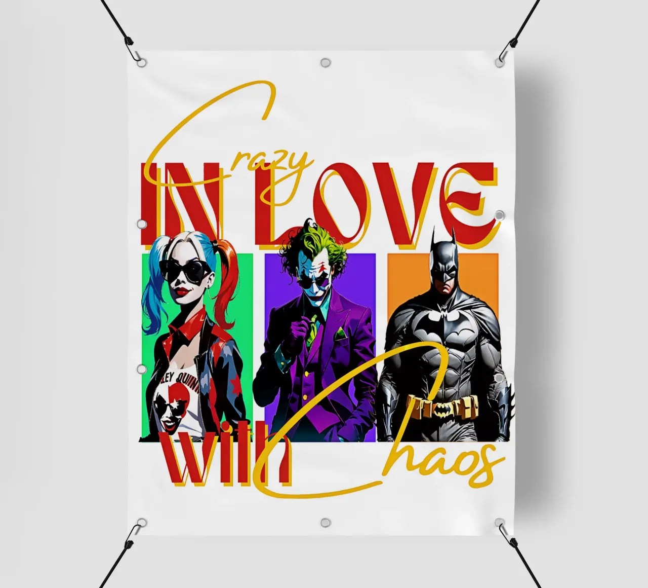 Crazy Love In Chaos telo in pvc da Eni Brandon