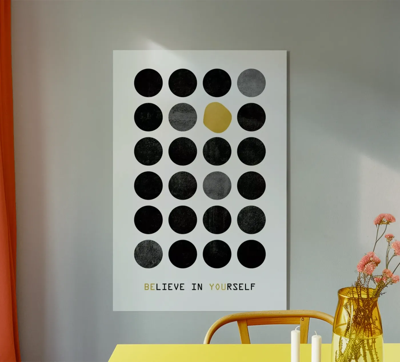 Be You acrylic glass by Elisabeth Fredriksson