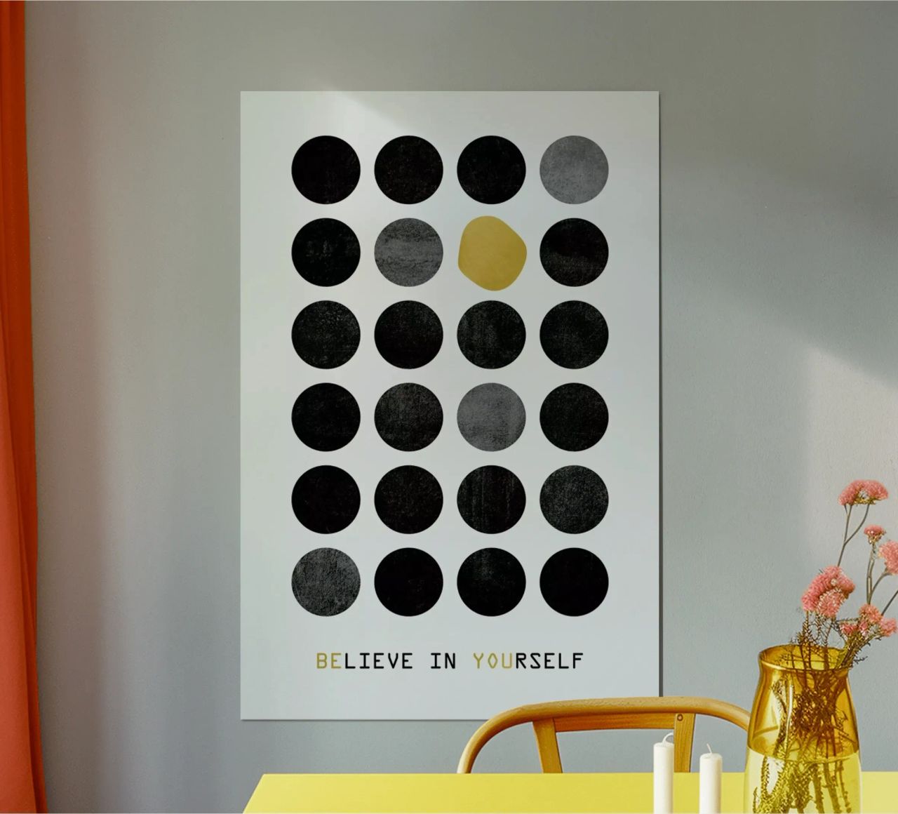 Be You poster with plastic frame by Elisabeth Fredriksson