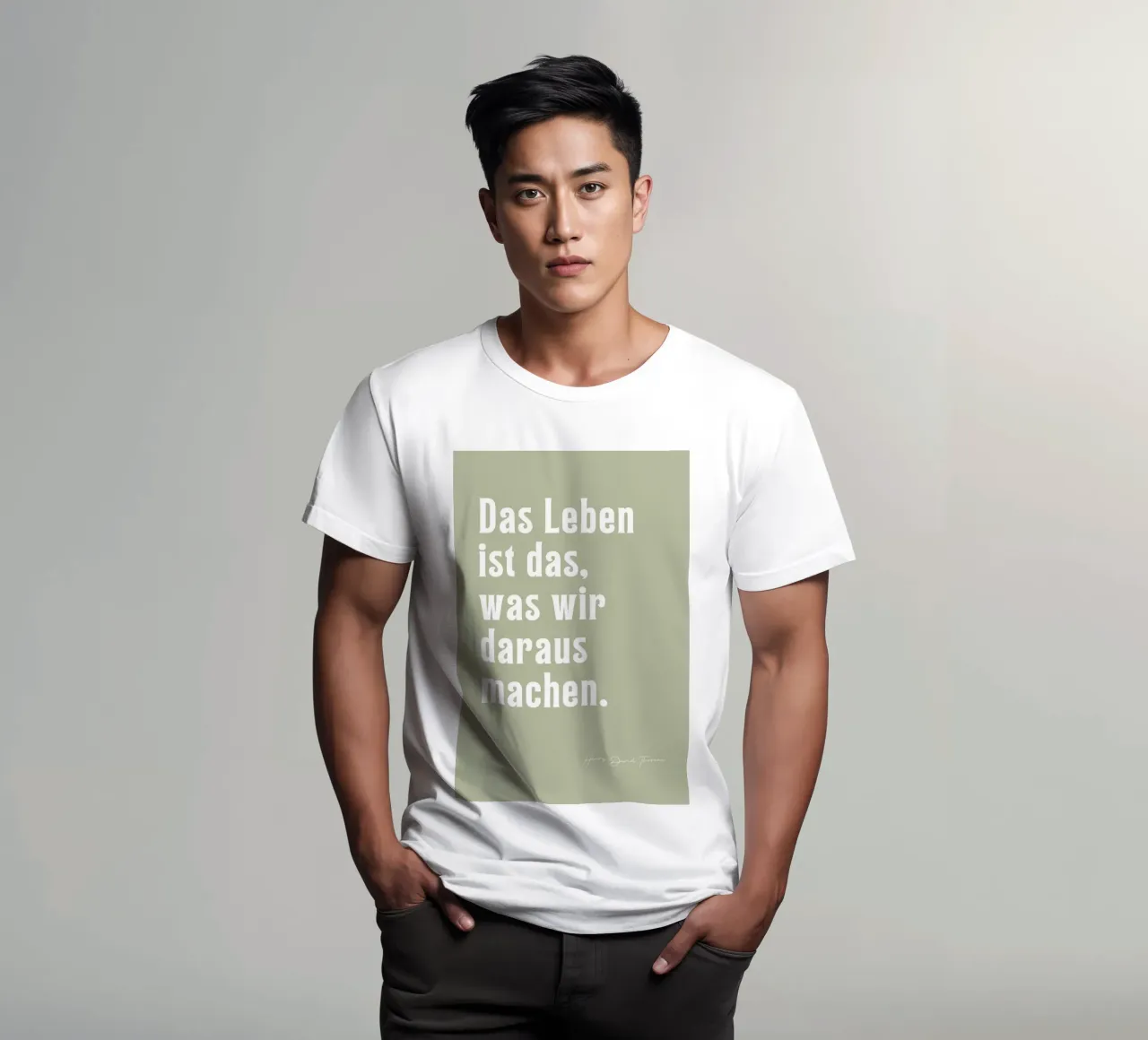 Das Leben ist... t-shirt da Ohkimiko