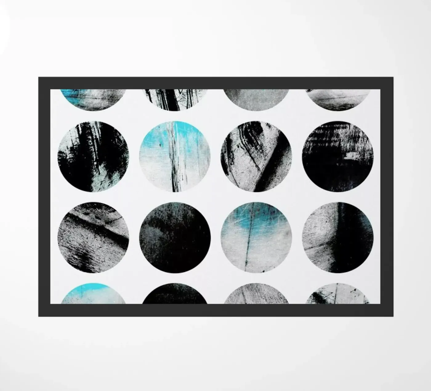 Circle Poetry doormat by Elisabeth Fredriksson