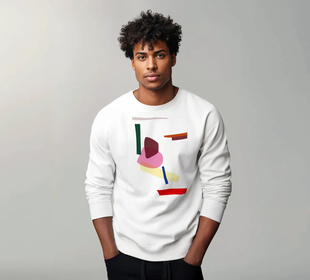 Tile No 1 Sweatshirt von Studio ROSAGRAU