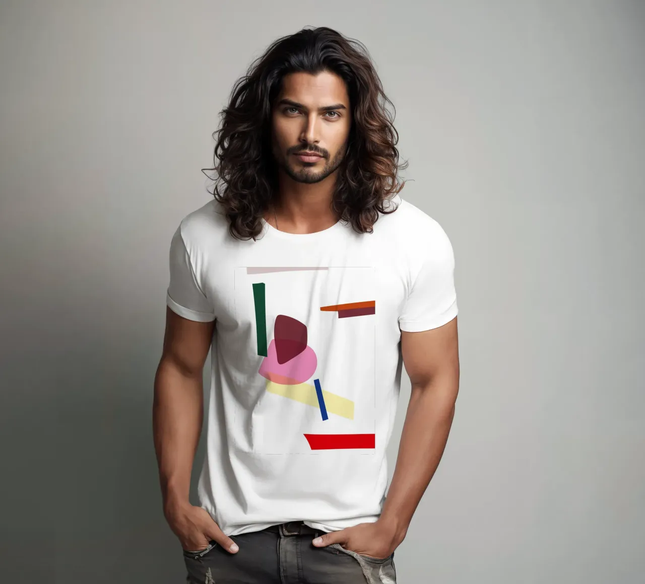 Tile No 1 t-shirt da Studio ROSAGRAU