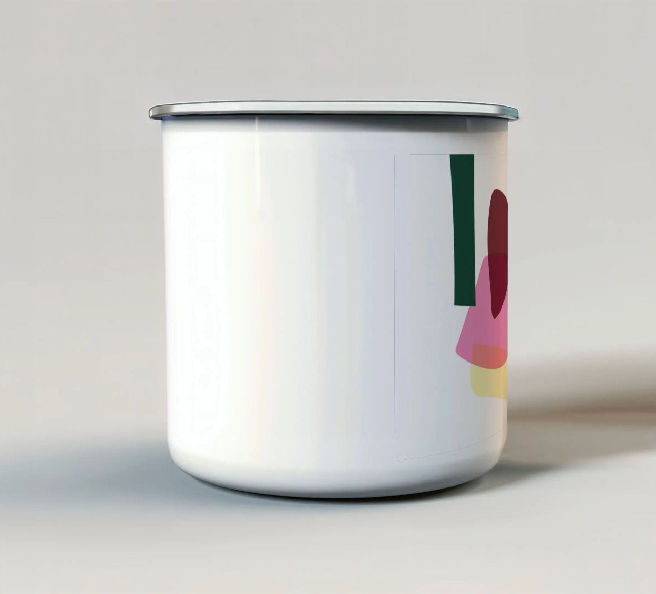Tile No 1 tazza in smalto da Studio ROSAGRAU