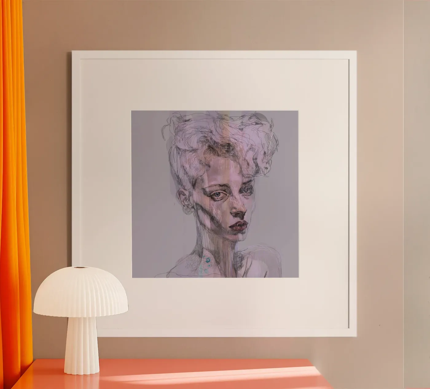 purple poster by k i m