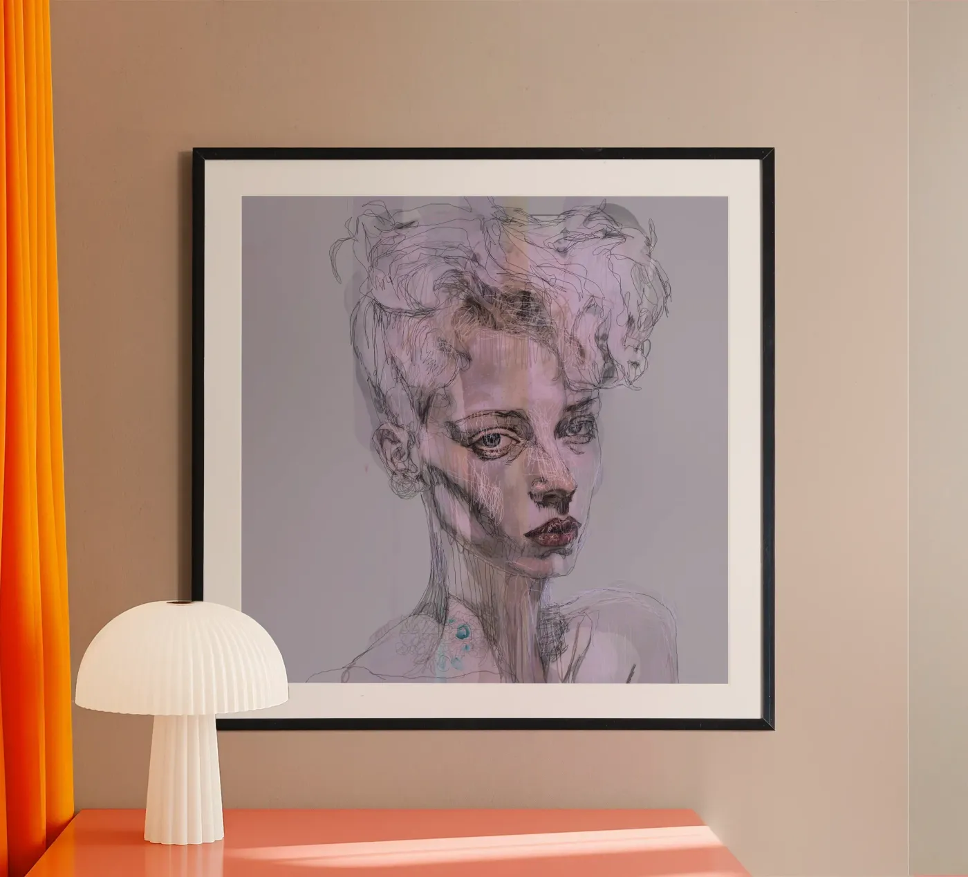 purple poster by k i m