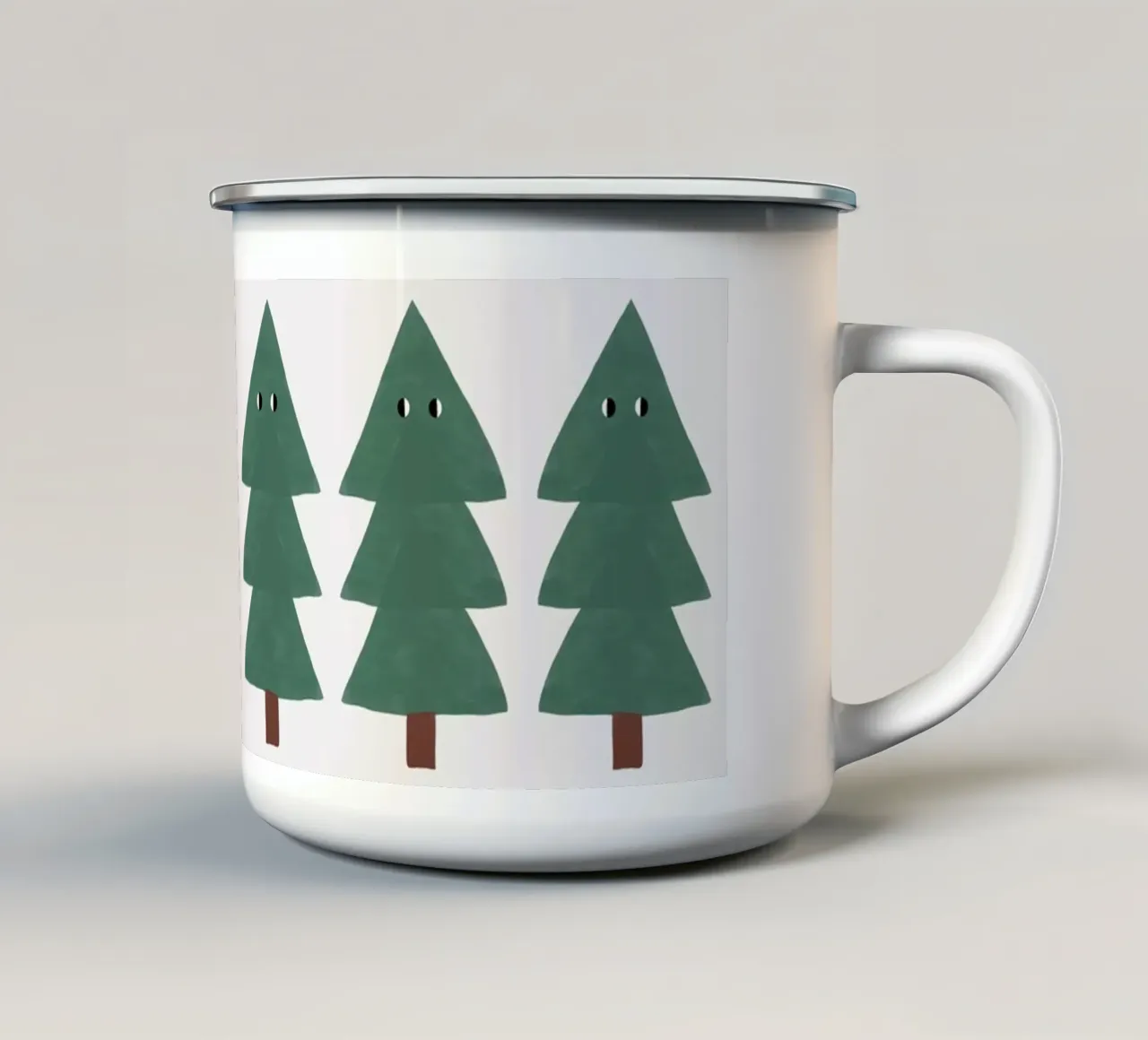 Bert der Baum Allover tazza in smalto da Studio ROSAGRAU