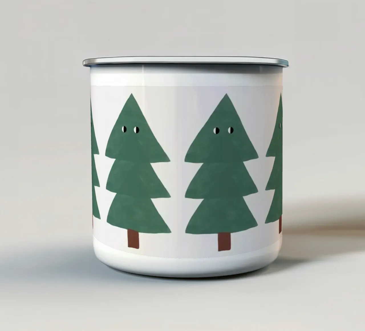 Bert der Baum Allover tazza in smalto da Studio ROSAGRAU