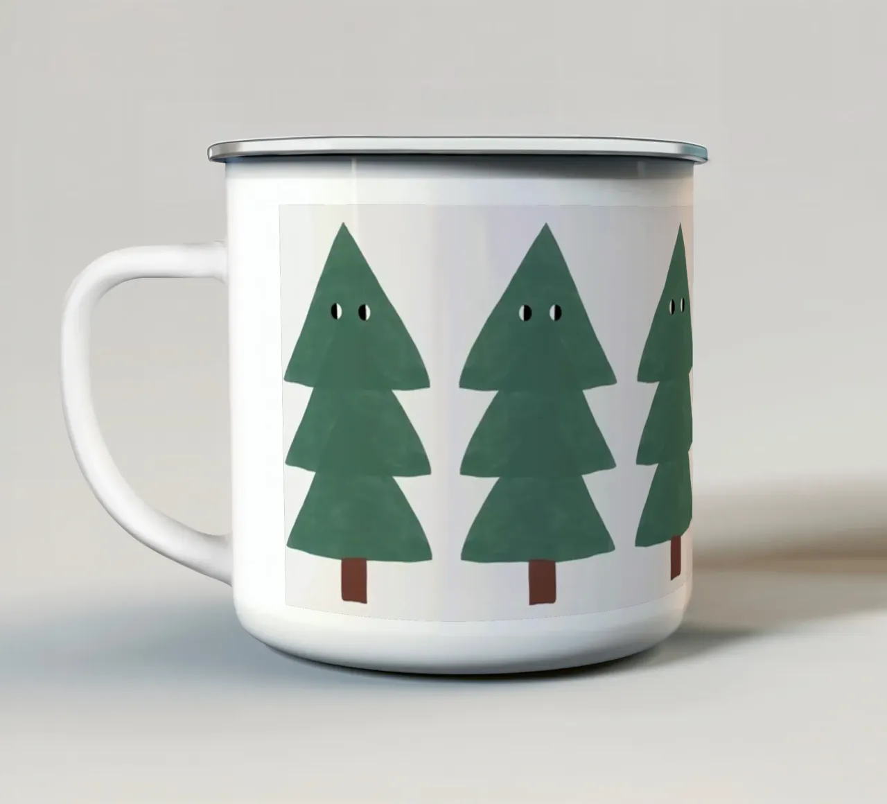 Bert der Baum Allover tazza in smalto da Studio ROSAGRAU