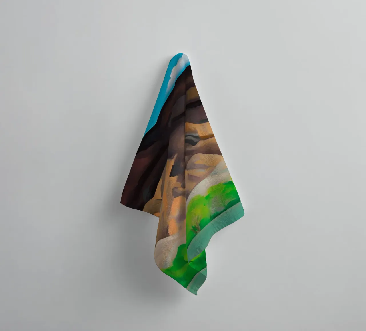 Georgia OKeeffe - Achterzijde van Maries . 4, 1939 badhanddoek van Kinsley
