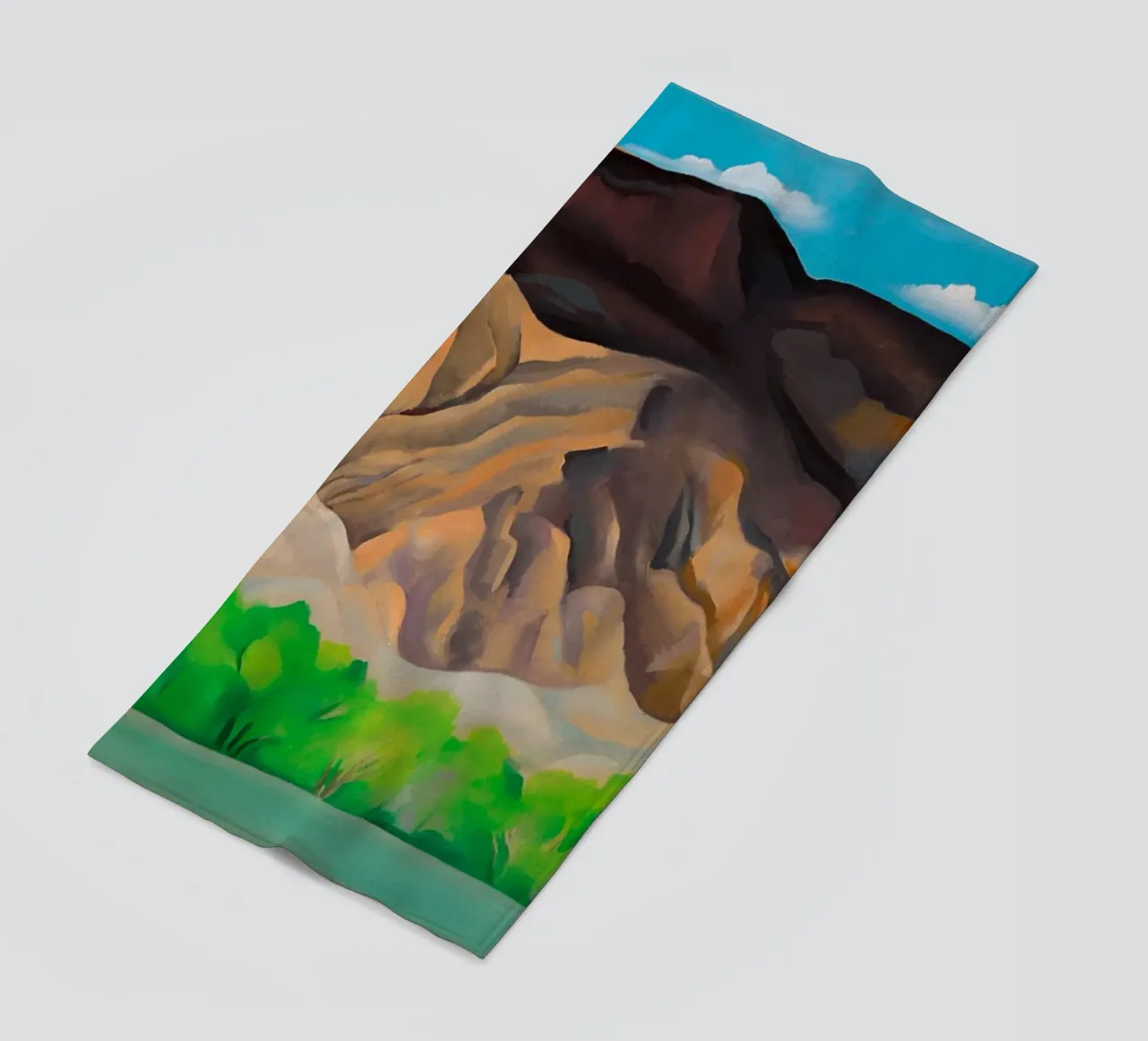 Georgia OKeeffe - Back of Maries . 4, 1939 beach towel by Kinsley