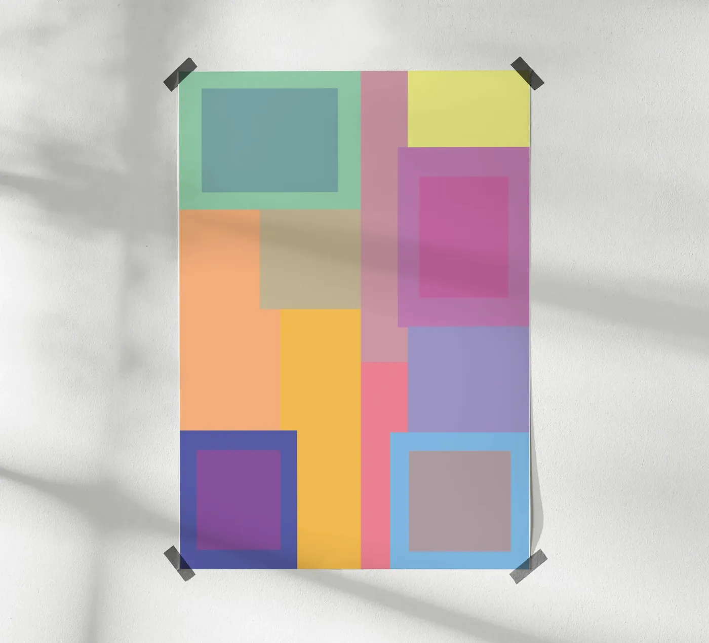 square webbing perspective poster by olivebee