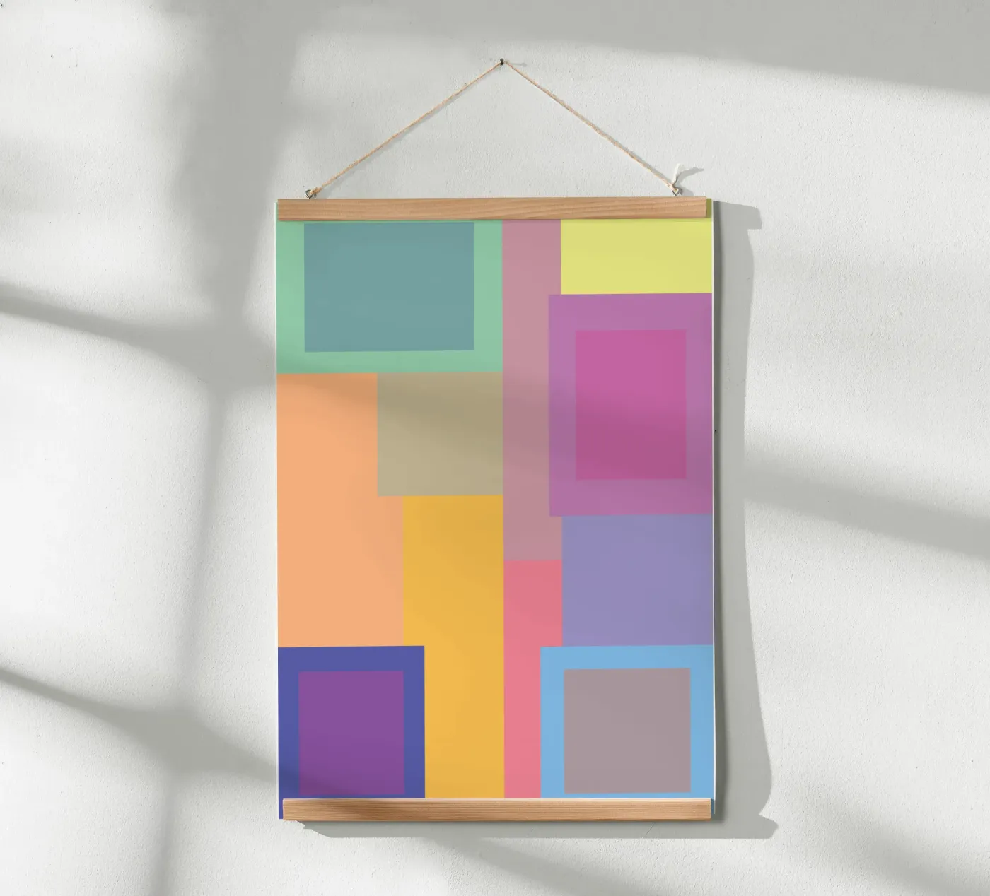 square webbing perspective poster by olivebee