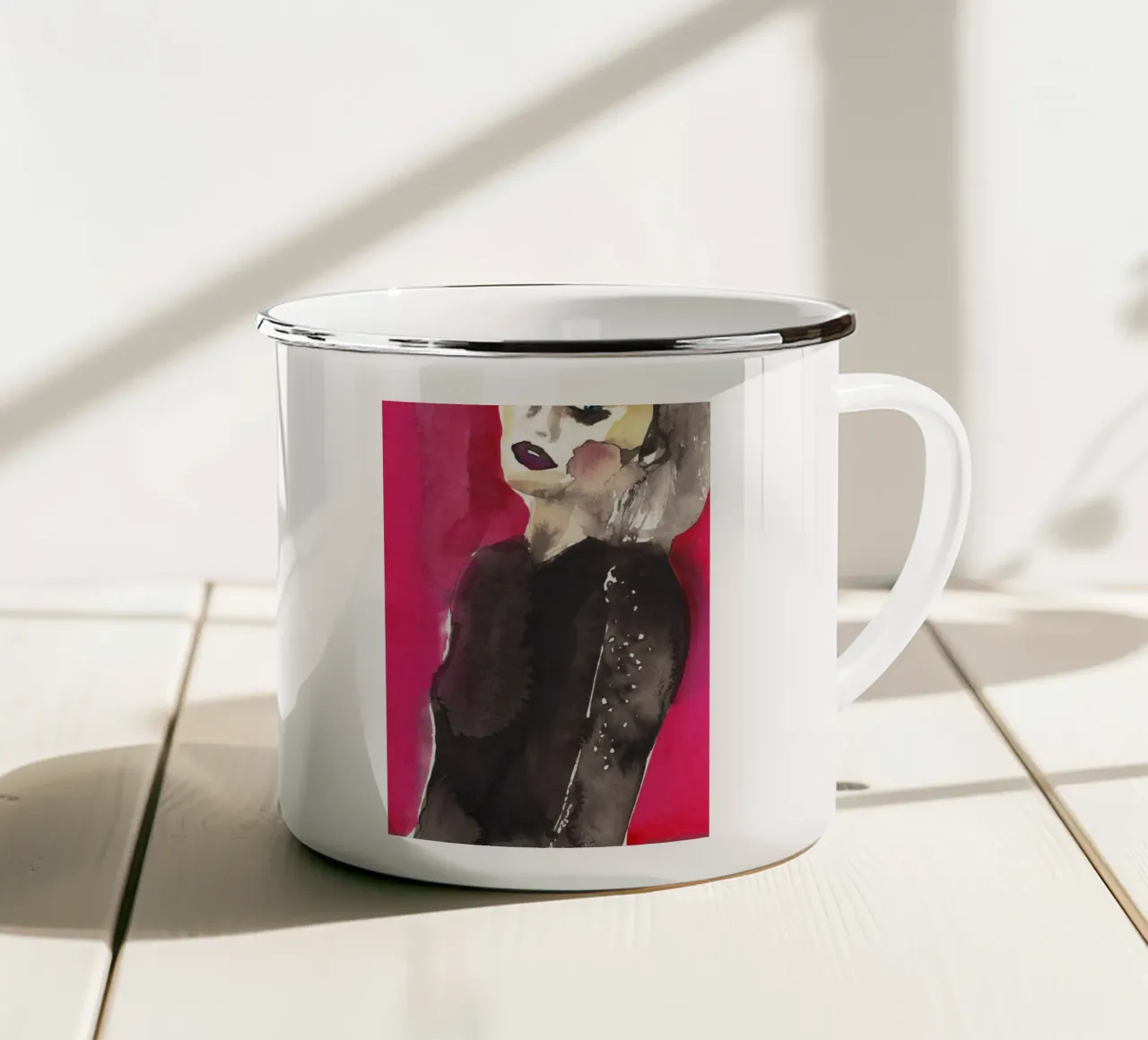 The Gentleman's Mavderick tazza in smalto da Victoria Verbaan