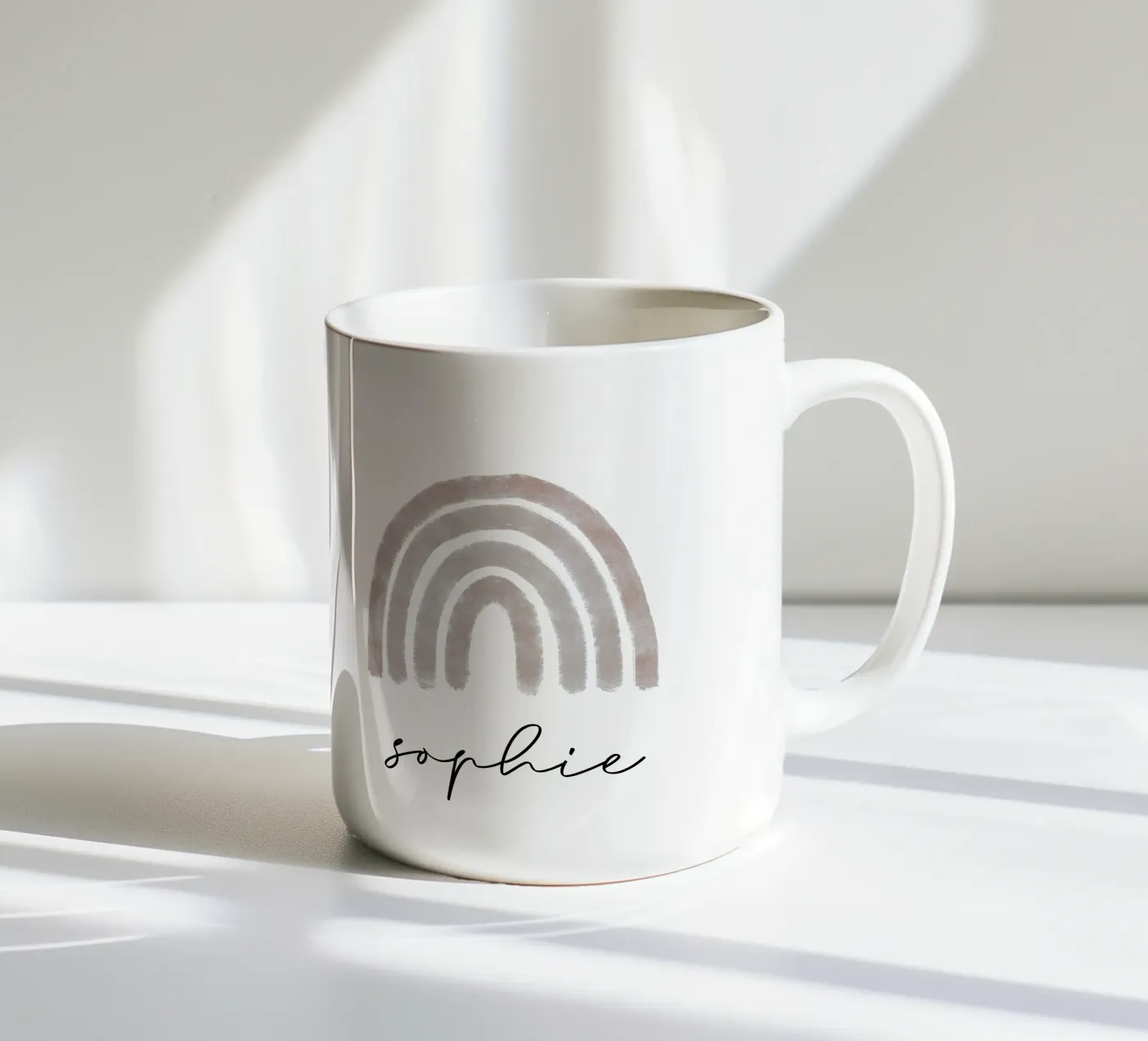 Rainbow ceramic mug by we line studio - design