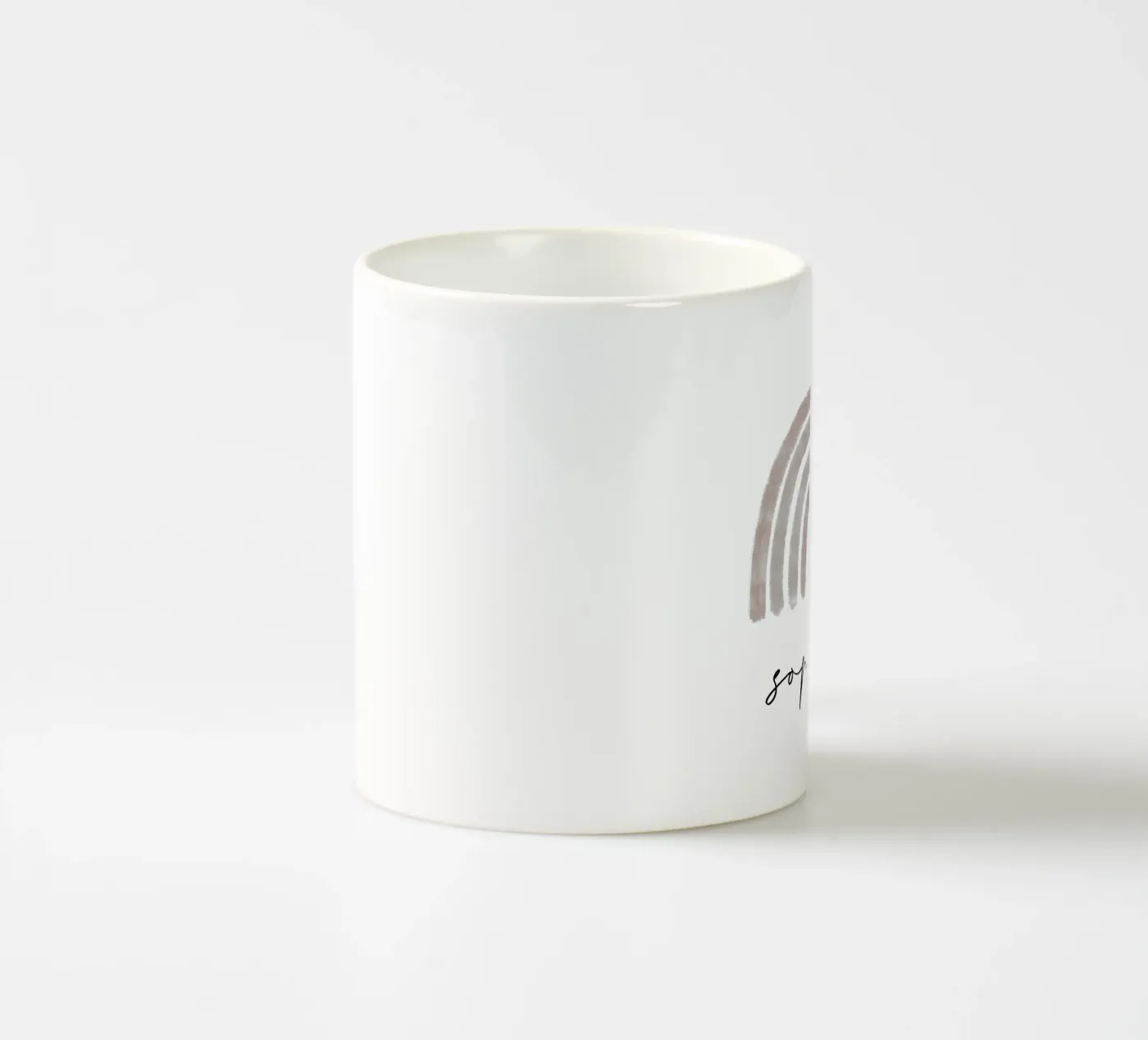 Rainbow ceramic mug by we line studio - design
