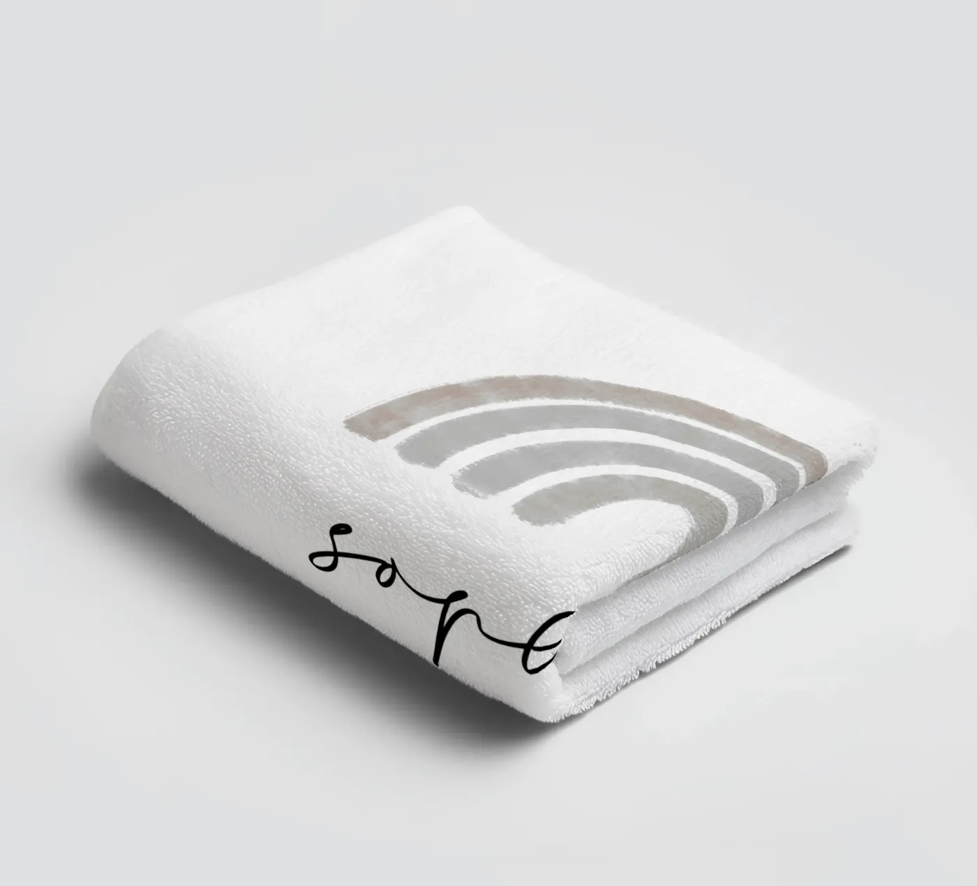 Rainbow badhanddoek van we line studio - design