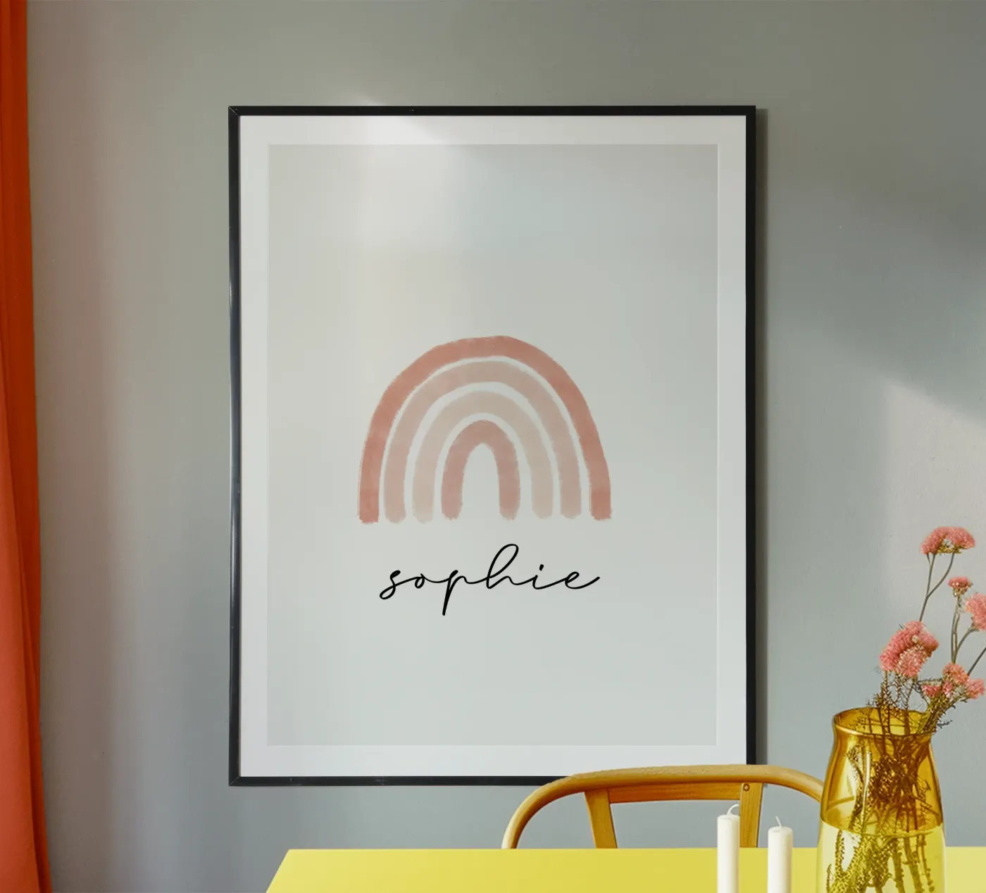 Rainbow Poster von we line studio - design