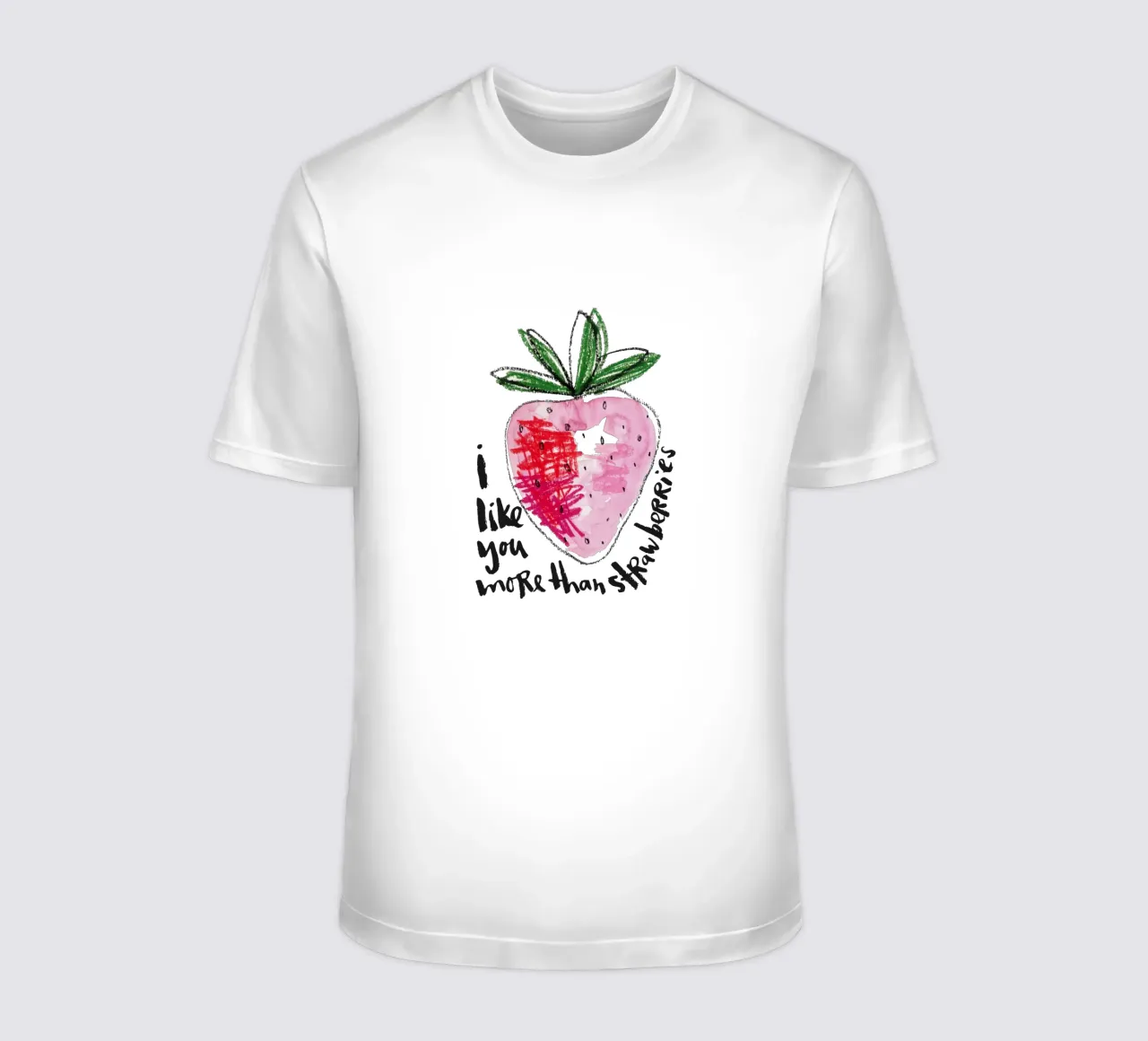 More than strawberries t-shirt da Brushmeetspaper