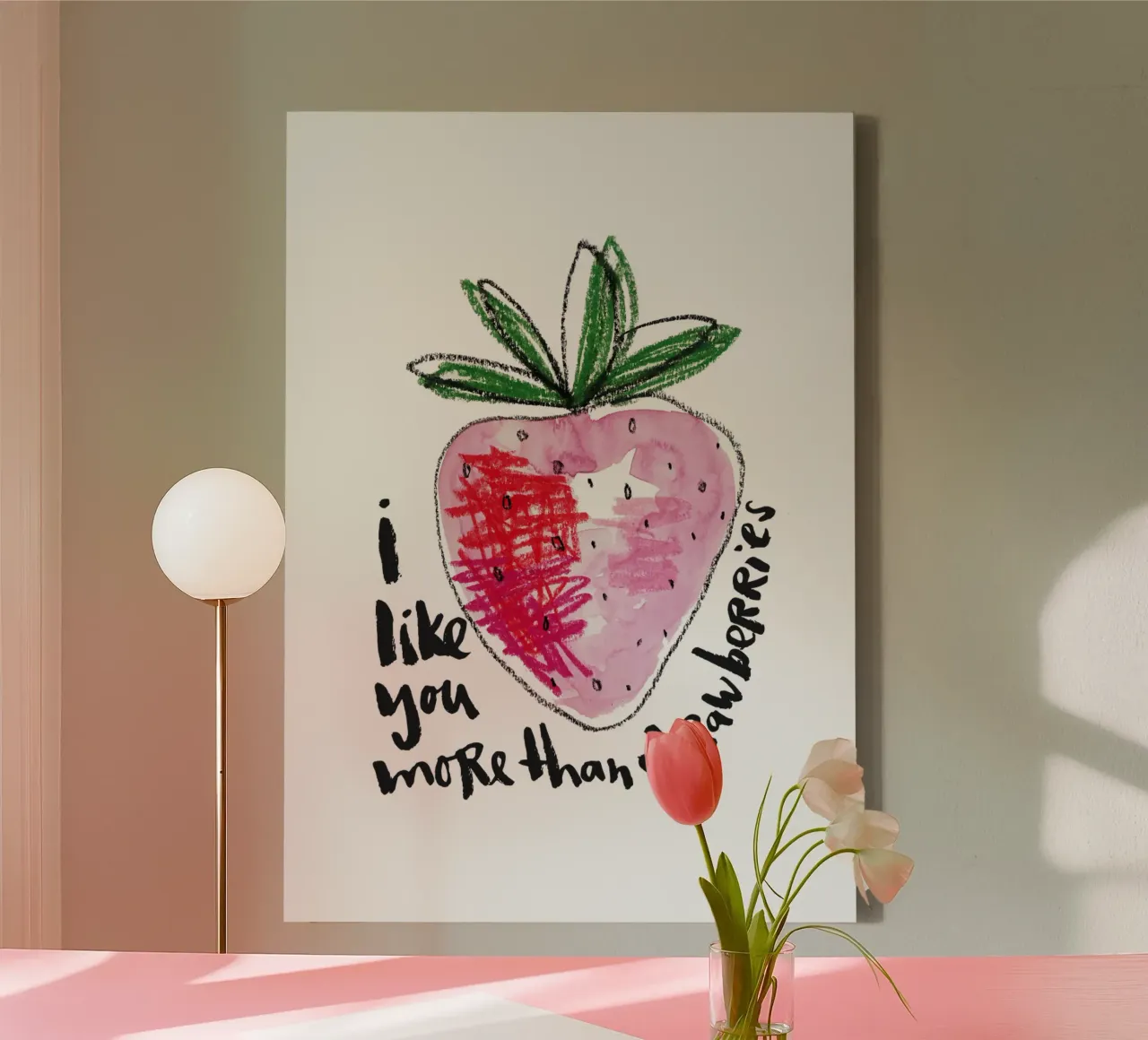 More than strawberries tela da Brushmeetspaper