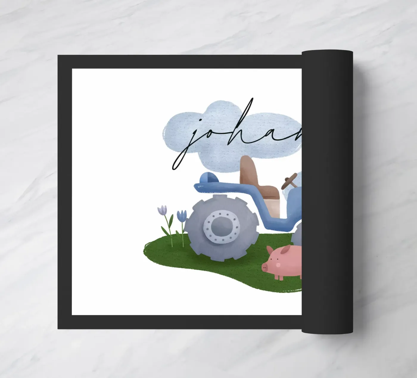 Tracteur paillasson de we line studio - design