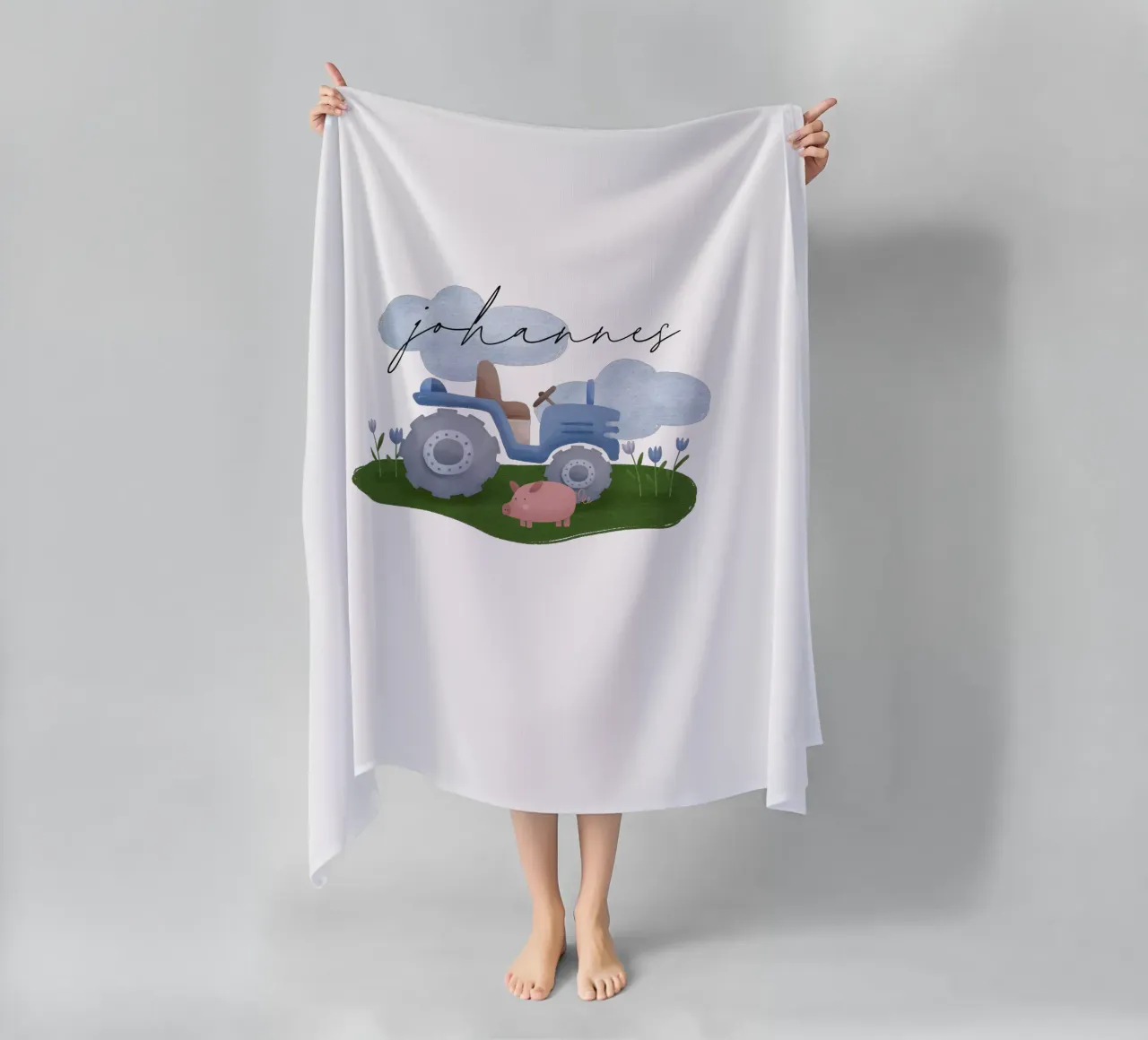 Trattore telo mare da we line studio - design