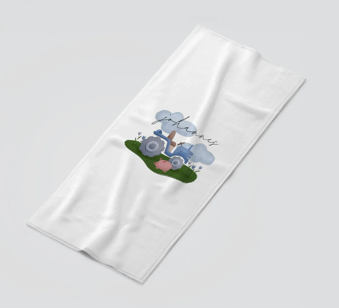 Tracteur serviette de plage de we line studio - design