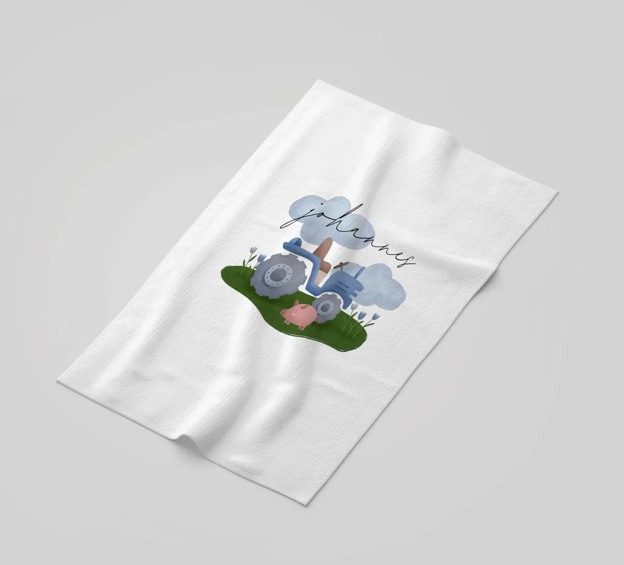 Trattore telo mare da we line studio - design